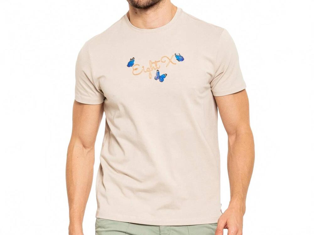 NEW EIGHT X the meadow 8x street t-shirt in beige